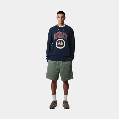 Library College Sweater | Ink
