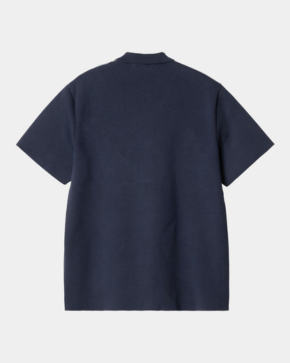 Memory Knit Shirt | Ink Percy Stripe
