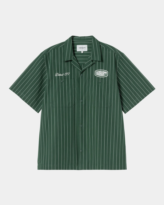 Hendry Shirt | Conifer / Wax Seaton Stripe
