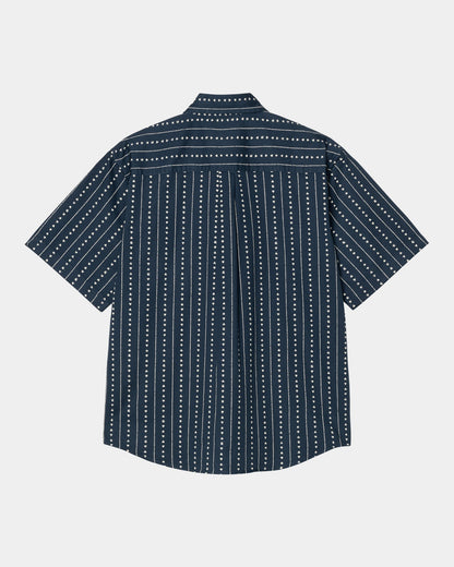 Drewe Shirt | Ink / Natural Heart C Pinstripe