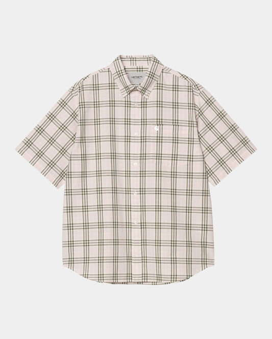 Niven Check Shirt | Air Pink / Wax