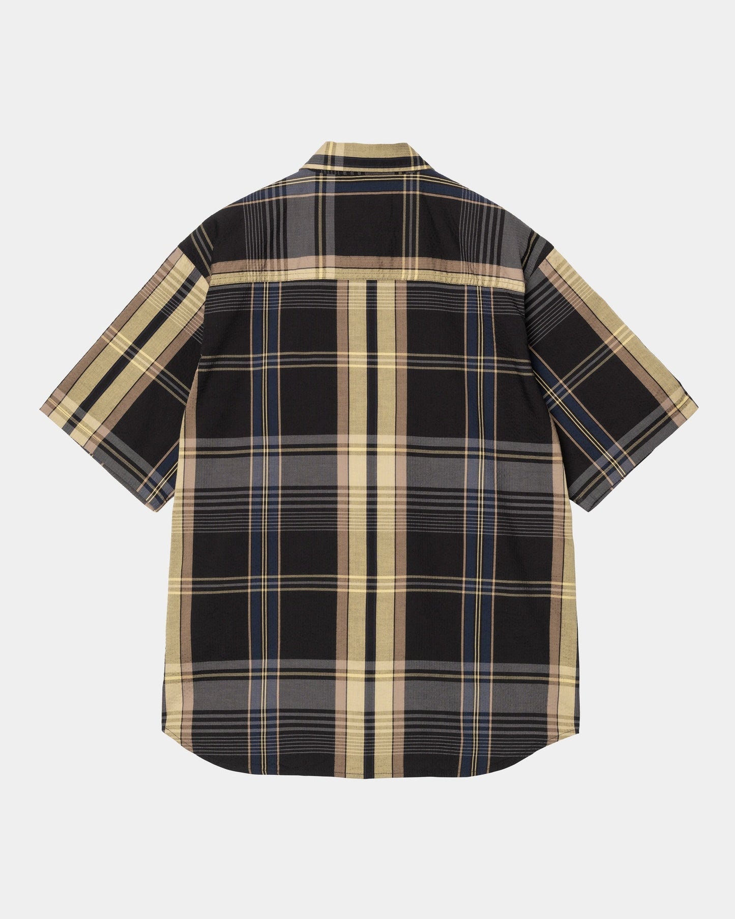 Roslin Check Shirt | Black / Black