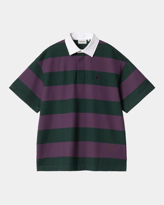 Women's Seffner Stripe Polo T-Shirt | Conifer