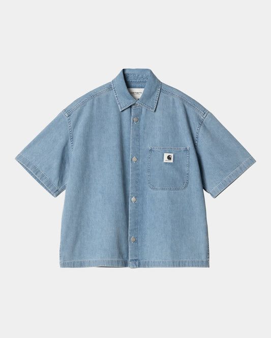 Lovilia Shirt | Blue (bleached)