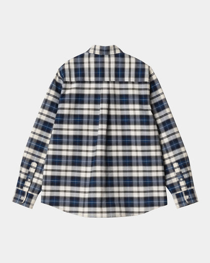 Women's Tarbell Check Shirt | Dark Navy / White