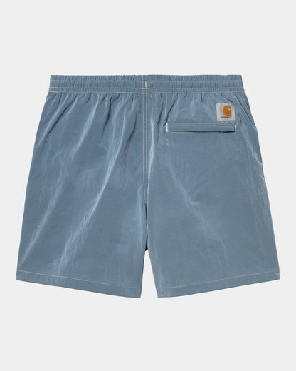 Canby Swim Trunks | Clay Blue / White