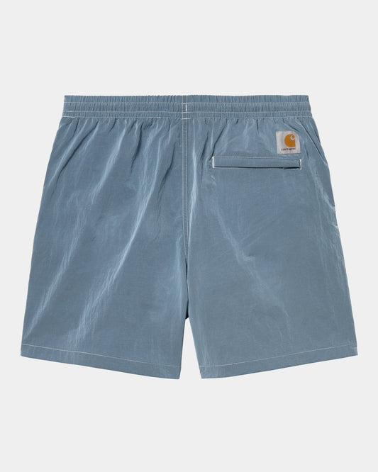 Canby Swim Trunks | Clay Blue / White