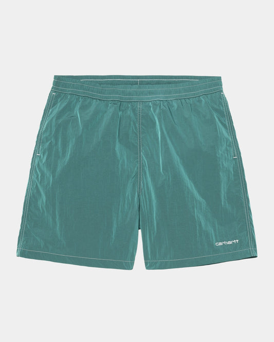 Canby Swim Trunks | Rainforest / White