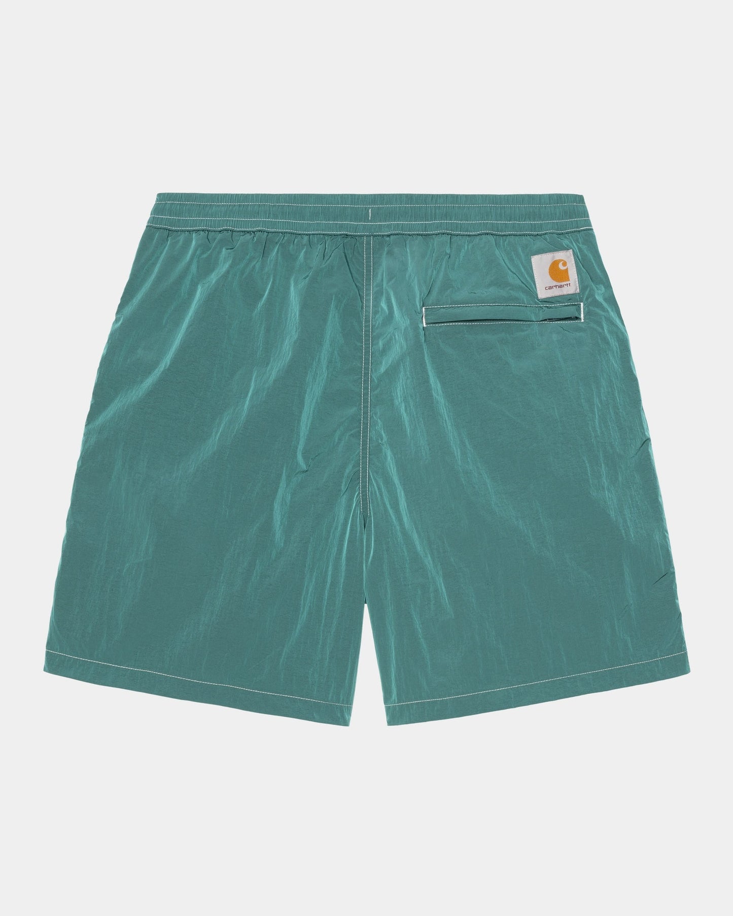 Canby Swim Trunks | Rainforest / White