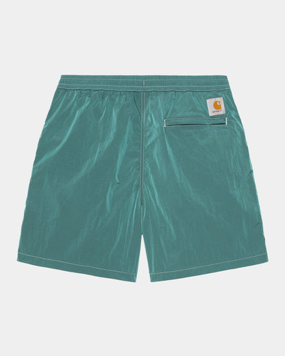 Canby Swim Trunks | Rainforest / White