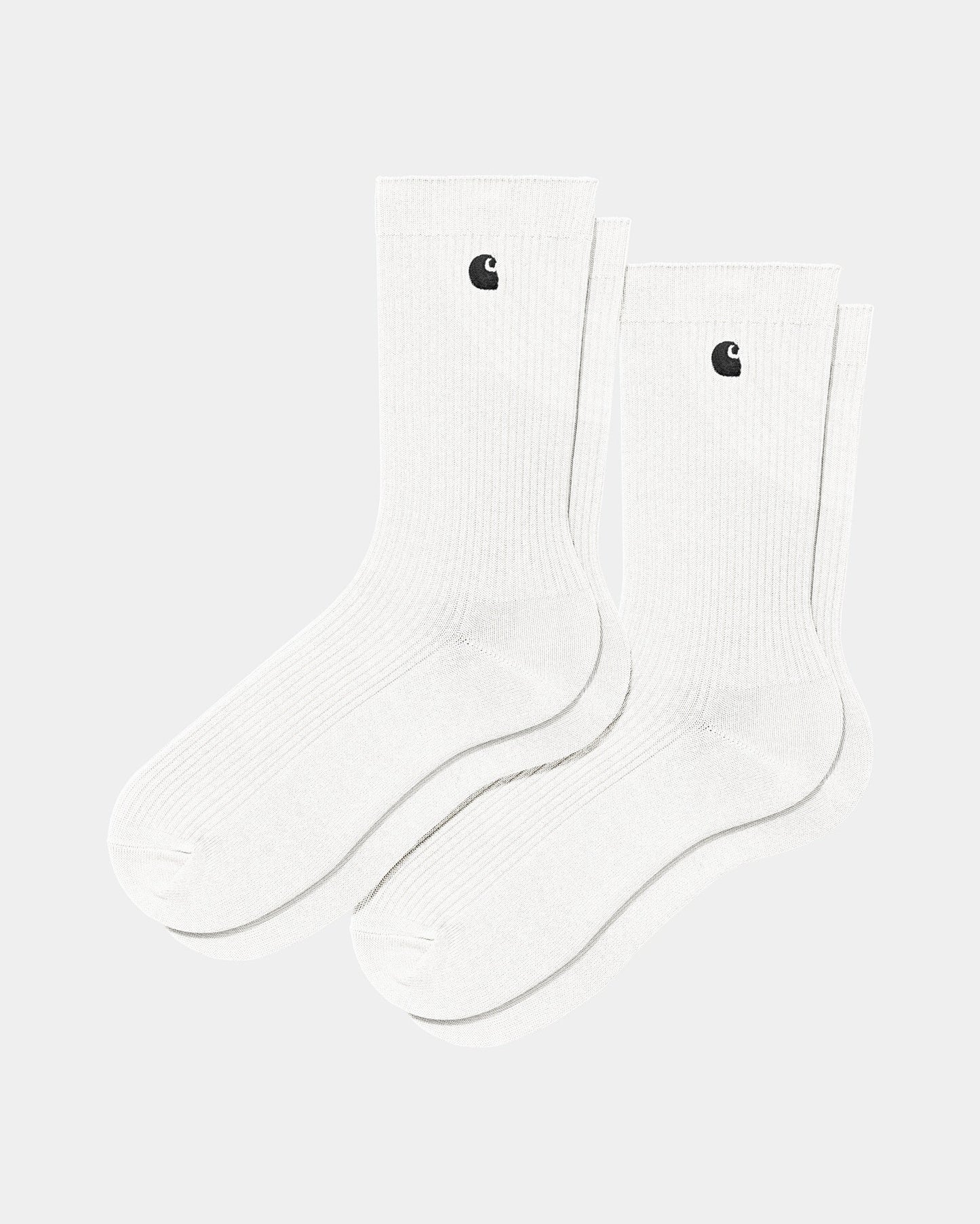 Madison Socks (2 Pack) | White / Black