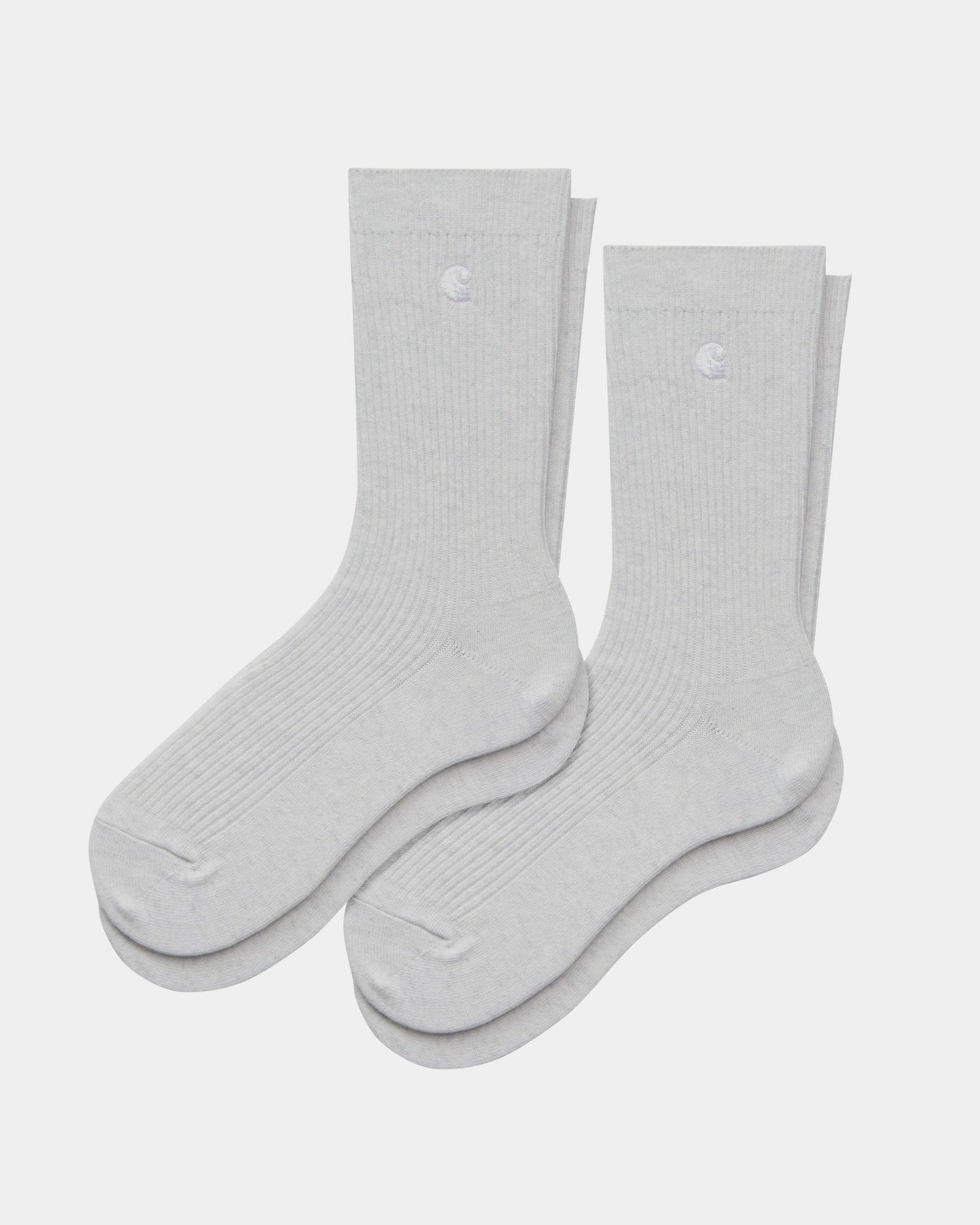 Madison Socks (2 Pack) | Ash Heather / White