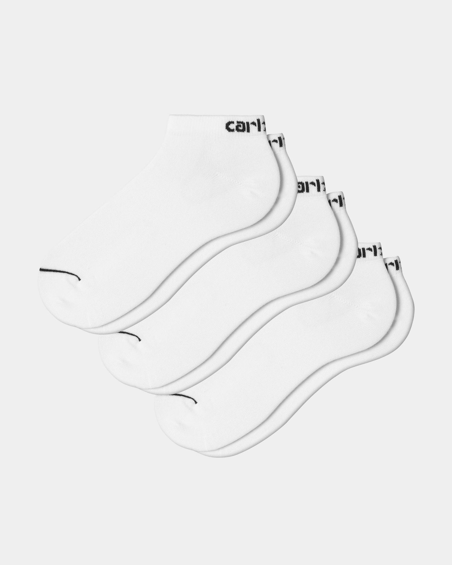 Script Sneakers Socks | White / Black