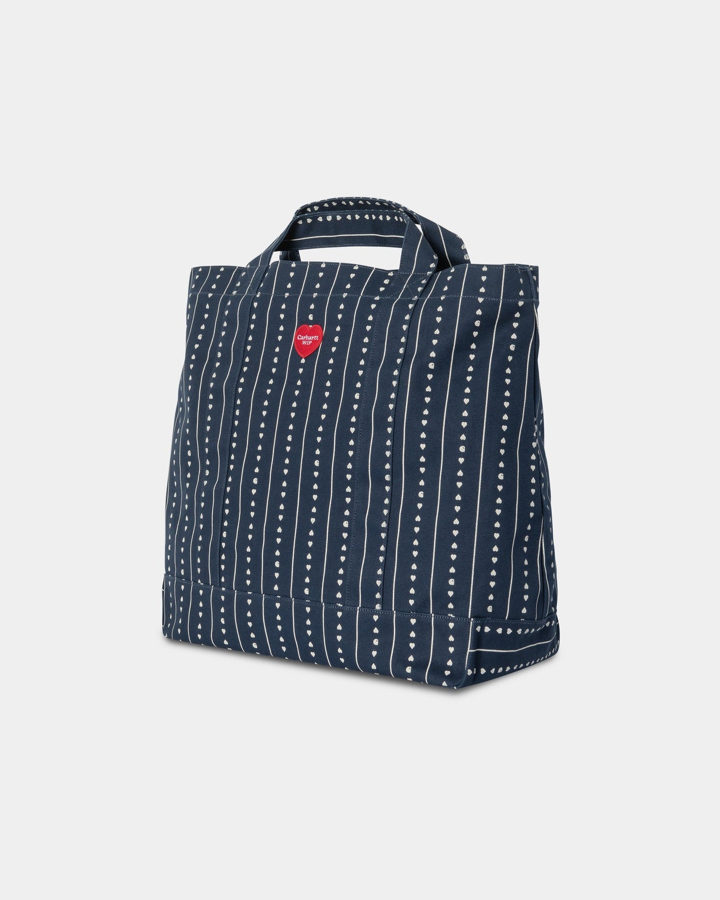 Drewe Tote | Ink / Natural Heart C Pinstripe