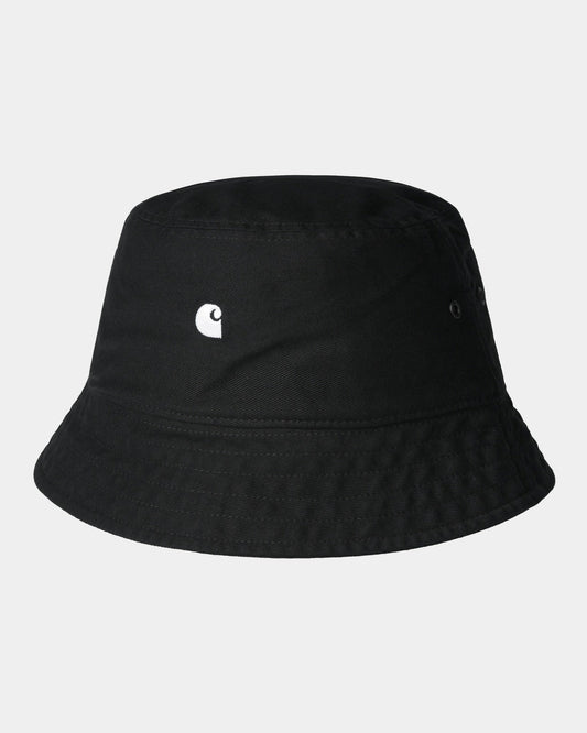 Madison Logo Bucket Hat | Black / White