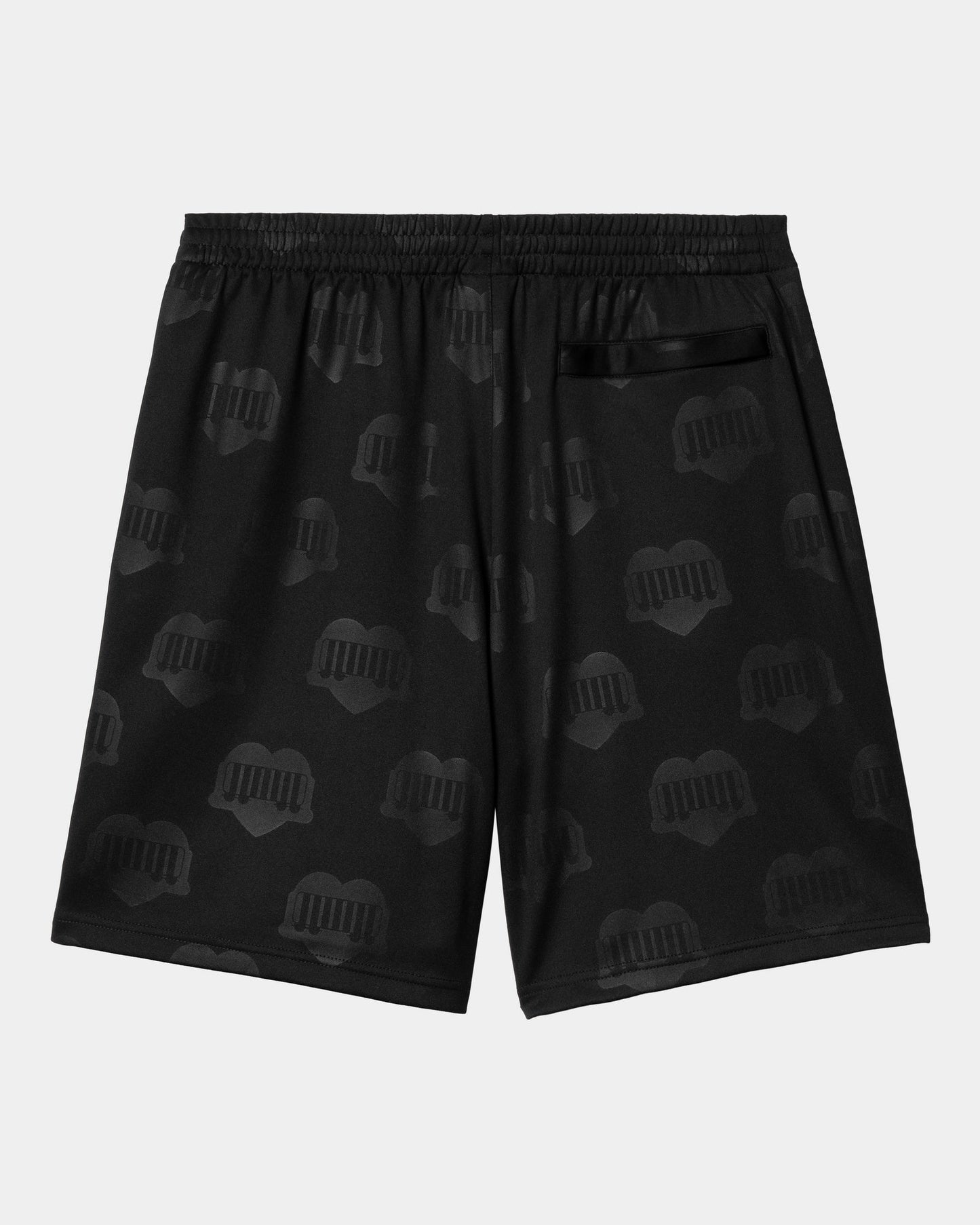 Hartt’s Football Short | Black Heart Train Jacquard