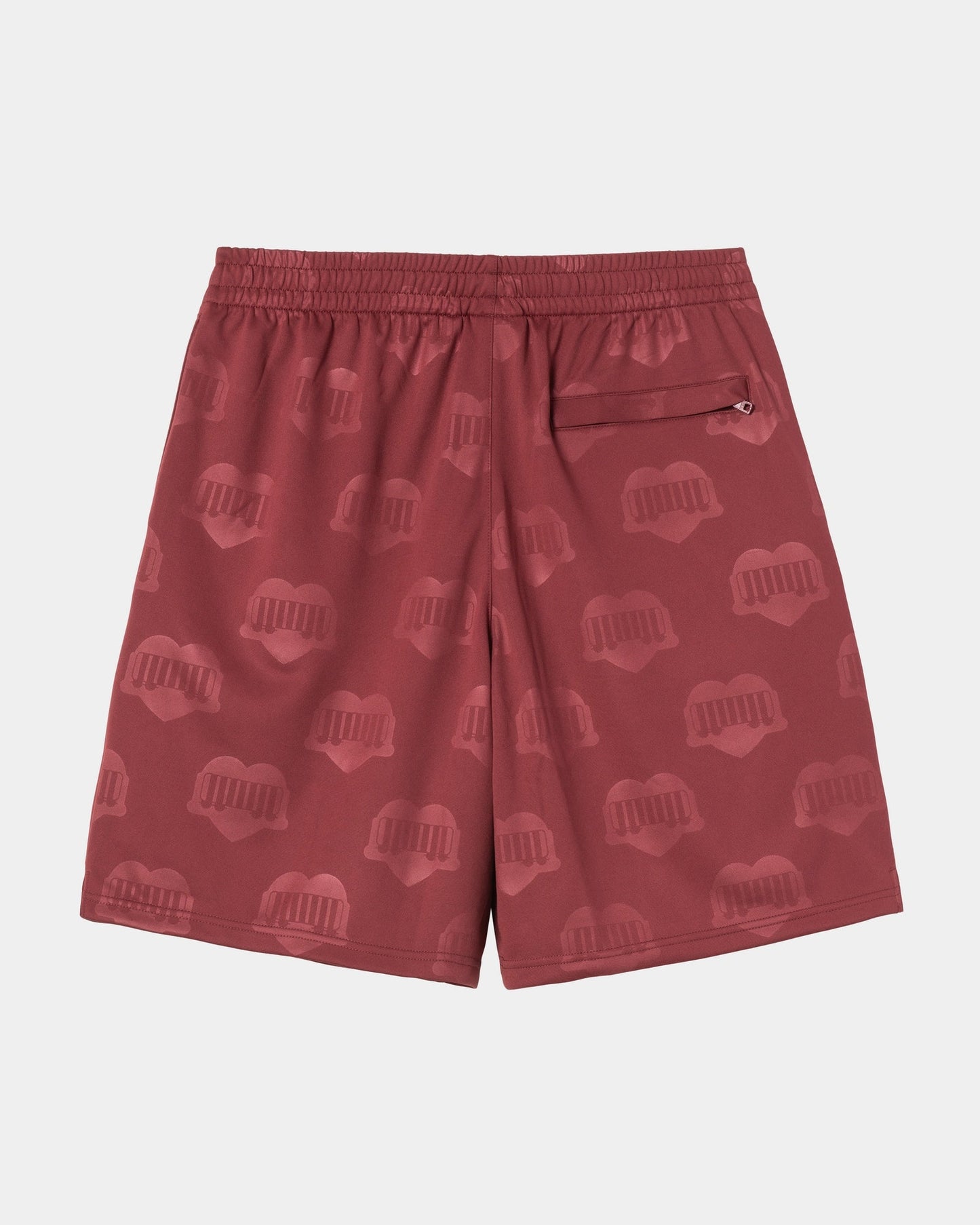 Hartt’s Football Short | Mulberry Heart Train Jacquard