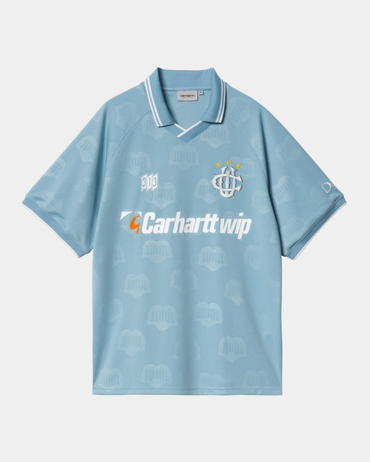 Hartt’s Football T-Shirt | Bluebird Heart Train Jacquard