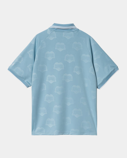Hartt’s Football T-Shirt | Bluebird Heart Train Jacquard