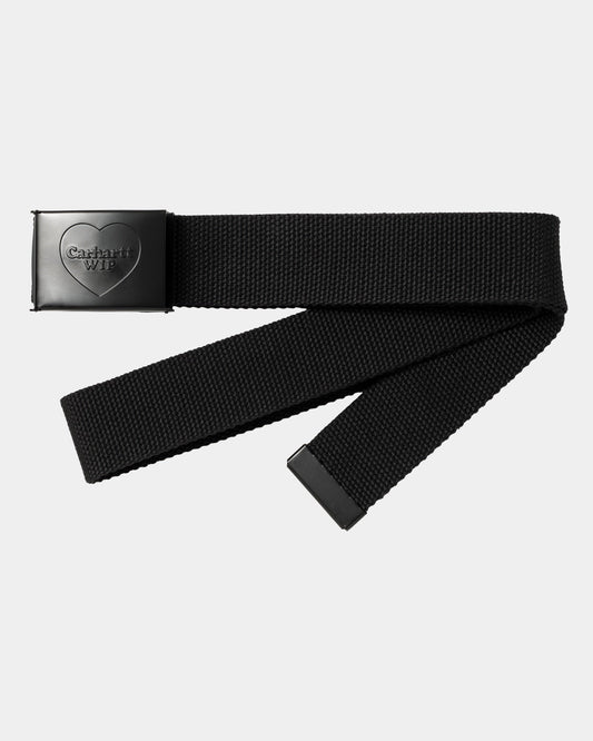 Heart Clip Belt | Black / Black