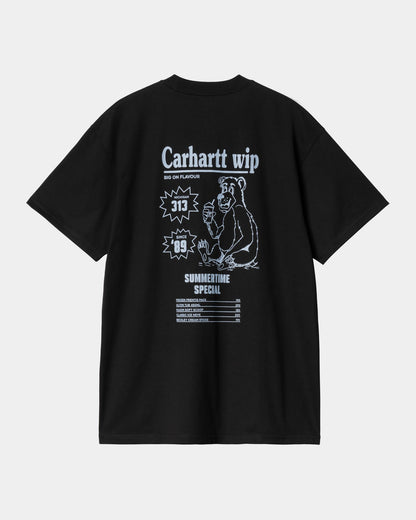 Catalogue T-Shirt | Black / Bluebird