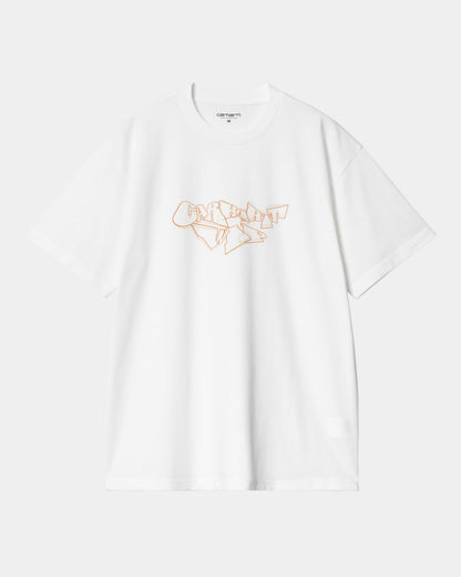 Screwed Up Script T-Shirt | White