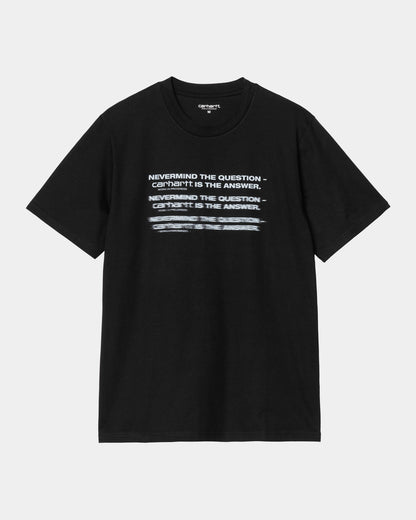 Nevermind T-Shirt | Black / White
