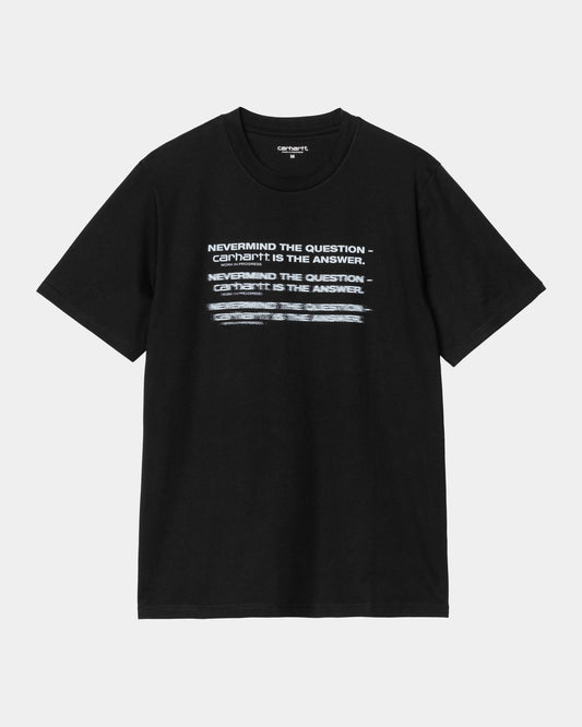 Nevermind T-Shirt | Black / White