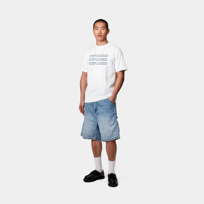 Nevermind T-Shirt | White / Sodalite