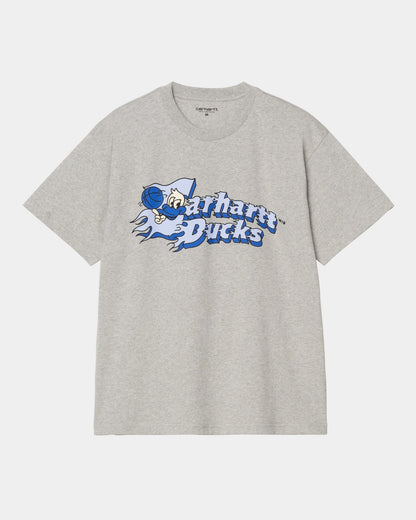 Flaming Ducks T-Shirt | Grey Heather