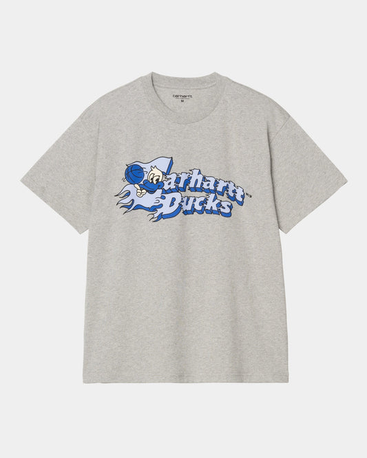 Flaming Ducks T-Shirt | Grey Heather