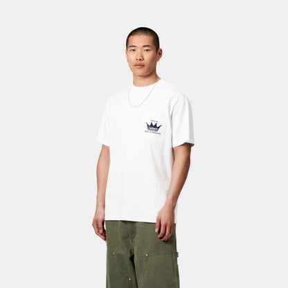 Crown Pocket T-Shirt | White