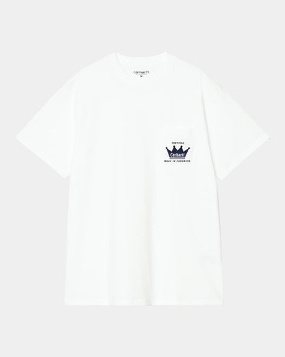 Crown Pocket T-Shirt | White