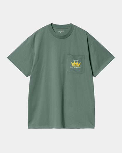 Crown Pocket T-Shirt | Silver Pine