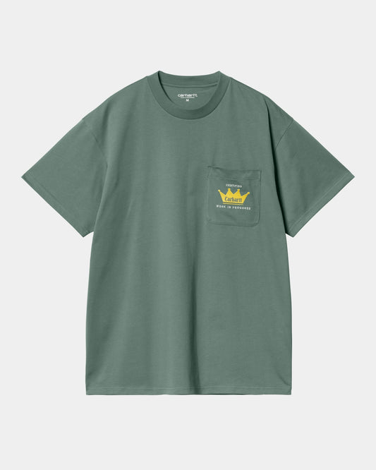Crown Pocket T-Shirt | Silver Pine