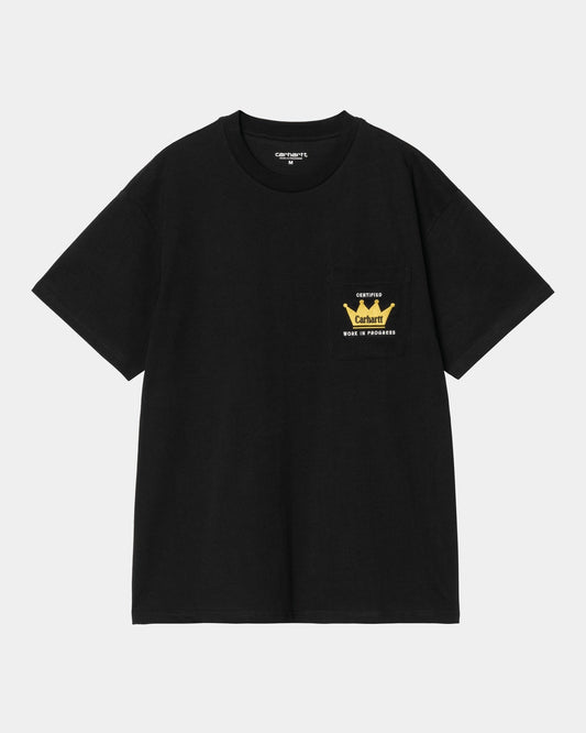 Crown Pocket T-Shirt | Black