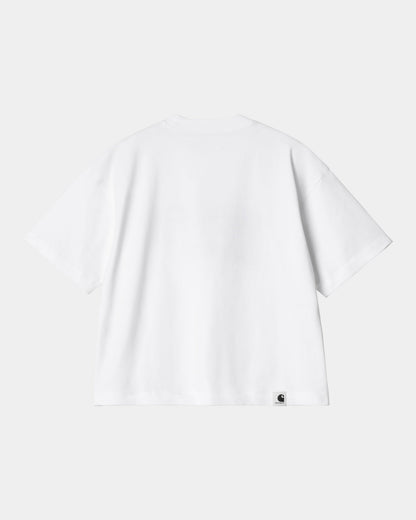 Women's WIP T-Shirt | White / Dusky Blue