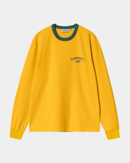 89 Ringer Long Sleeve T-Shirt | Quince / Rainforest