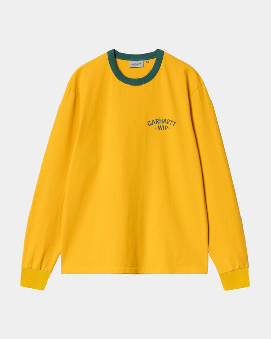 89 Ringer Long Sleeve T-Shirt | Quince / Rainforest