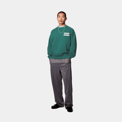 Catalogue Sweatshirt | Rainforest / White