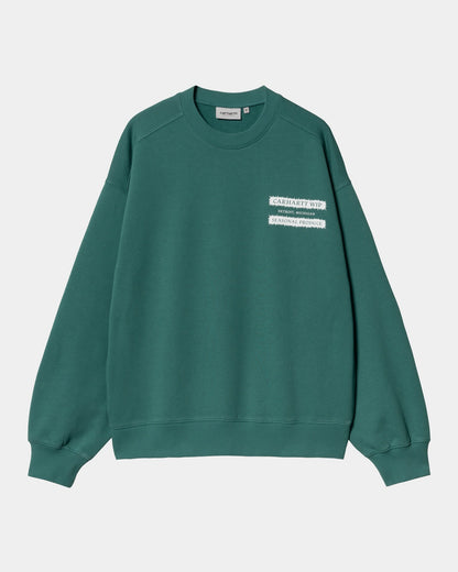 Catalogue Sweatshirt | Rainforest / White