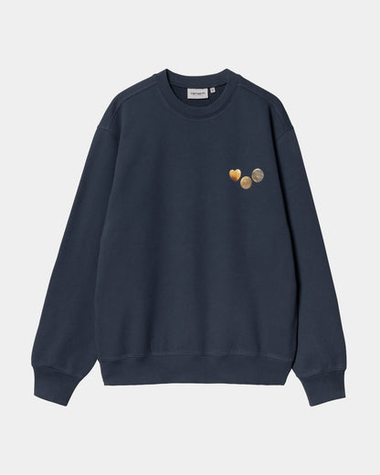 Button Sweatshirt | Blue