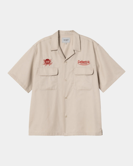 Short Sleeve Deli Shirt | Fleur De Sel / Desire