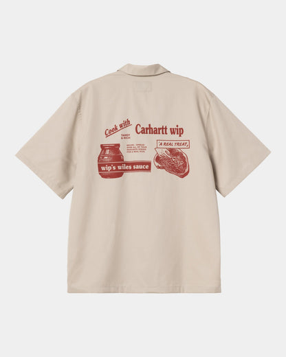 Short Sleeve Deli Shirt | Fleur De Sel / Desire