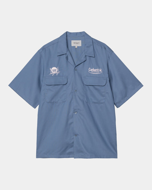 Short Sleeve Deli Shirt | Blue Iris / Air Pink