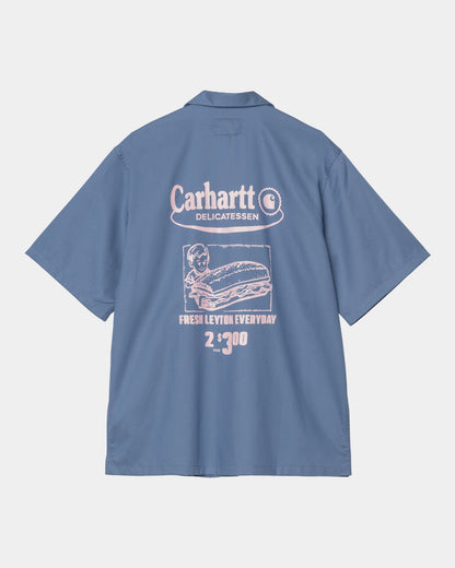 Short Sleeve Deli Shirt | Blue Iris / Air Pink