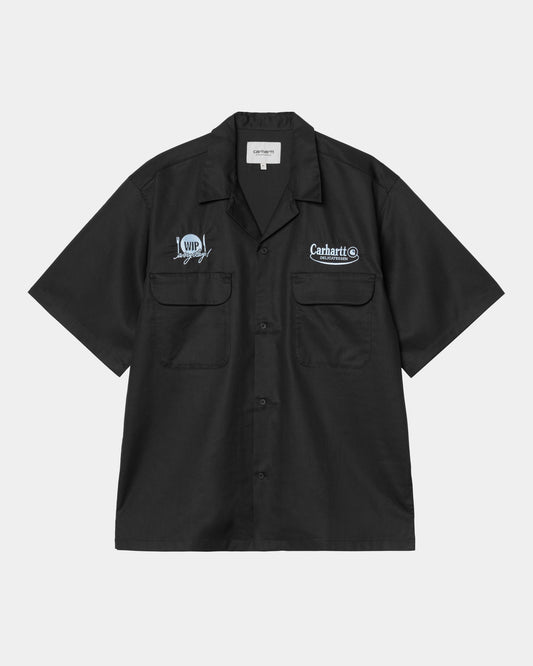 Short Sleeve Deli Shirt | Black / Bluebird