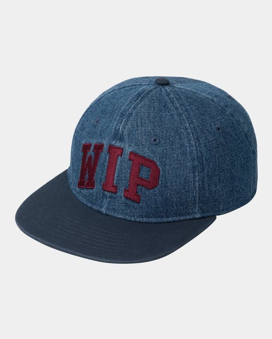 WIP Denim Cap | Blue / Dusky Blue / Muberry