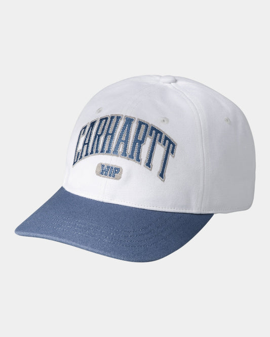 Lecture Cap | White / Blue Iris
