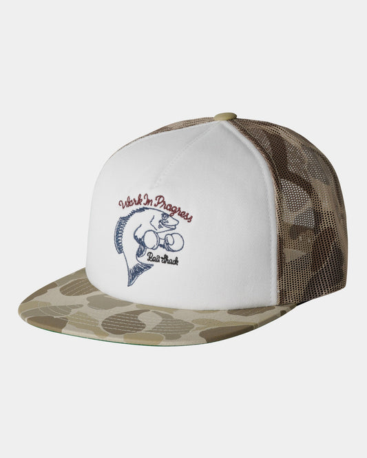 Bait Shack Trucker Cap | Desert / White Duck Camo